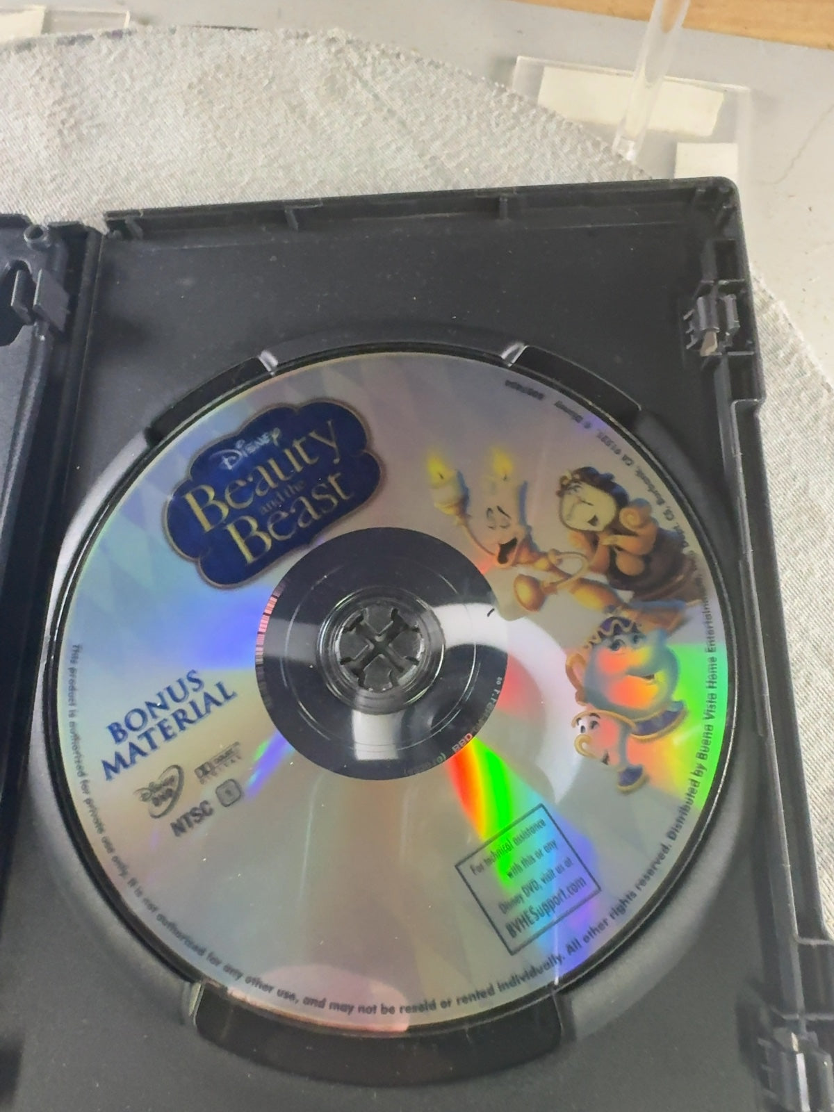 Beauty and the Beast (DVD, 1991) Special Edition Very Good Paige O'Hara