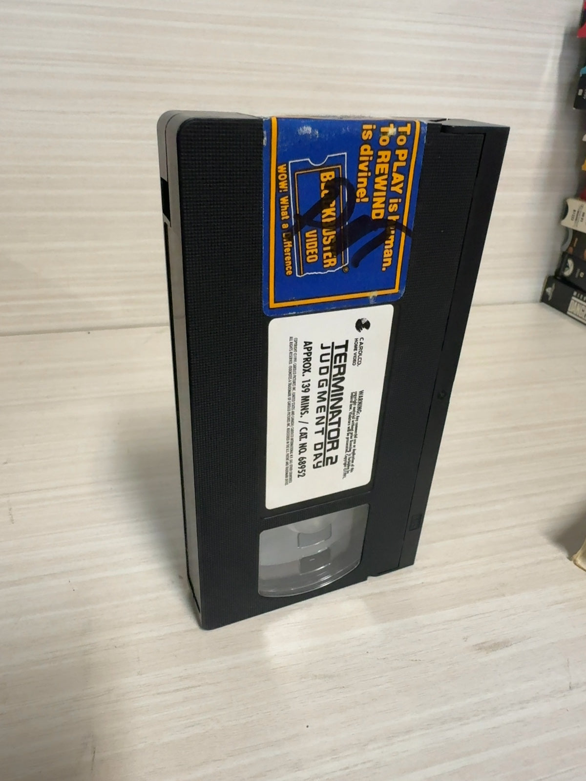 Terminator 2: Judgment Day (VHS, 1991) Arnold Schwarzenegger Acceptable