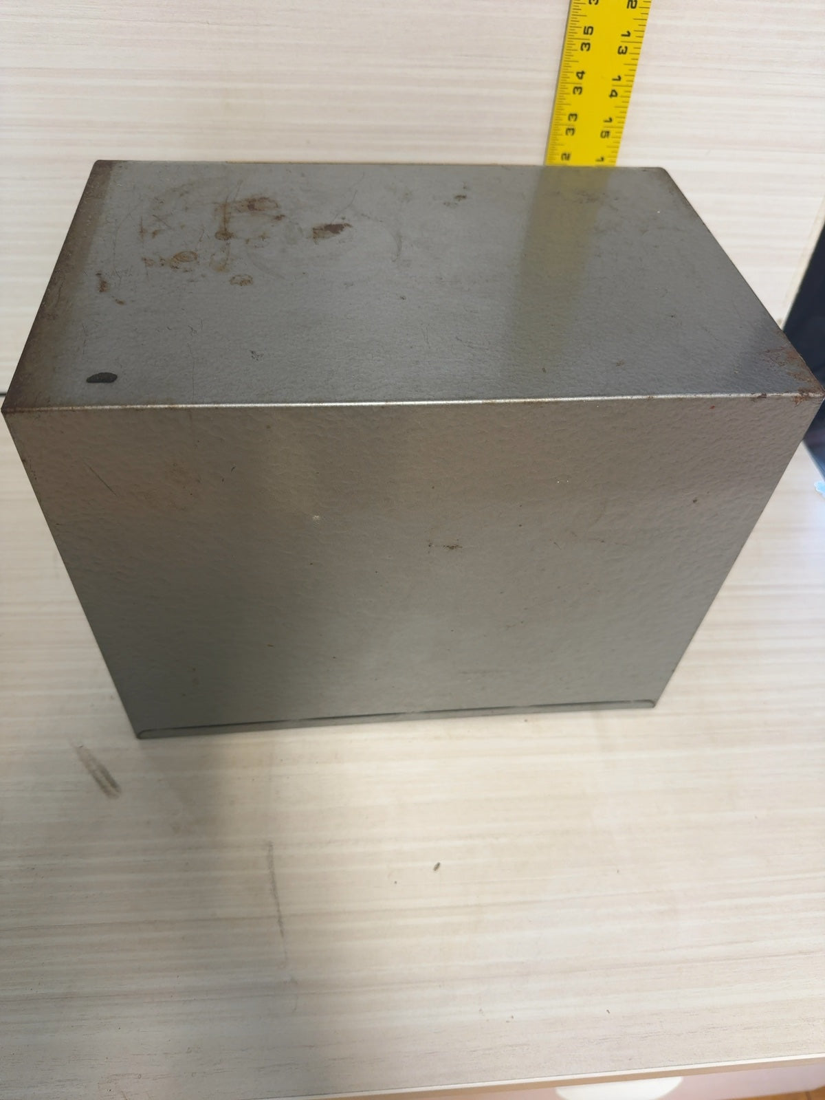 Vintage Metal Darkroom Photographic Paper Safe Light-Tight Storage Box