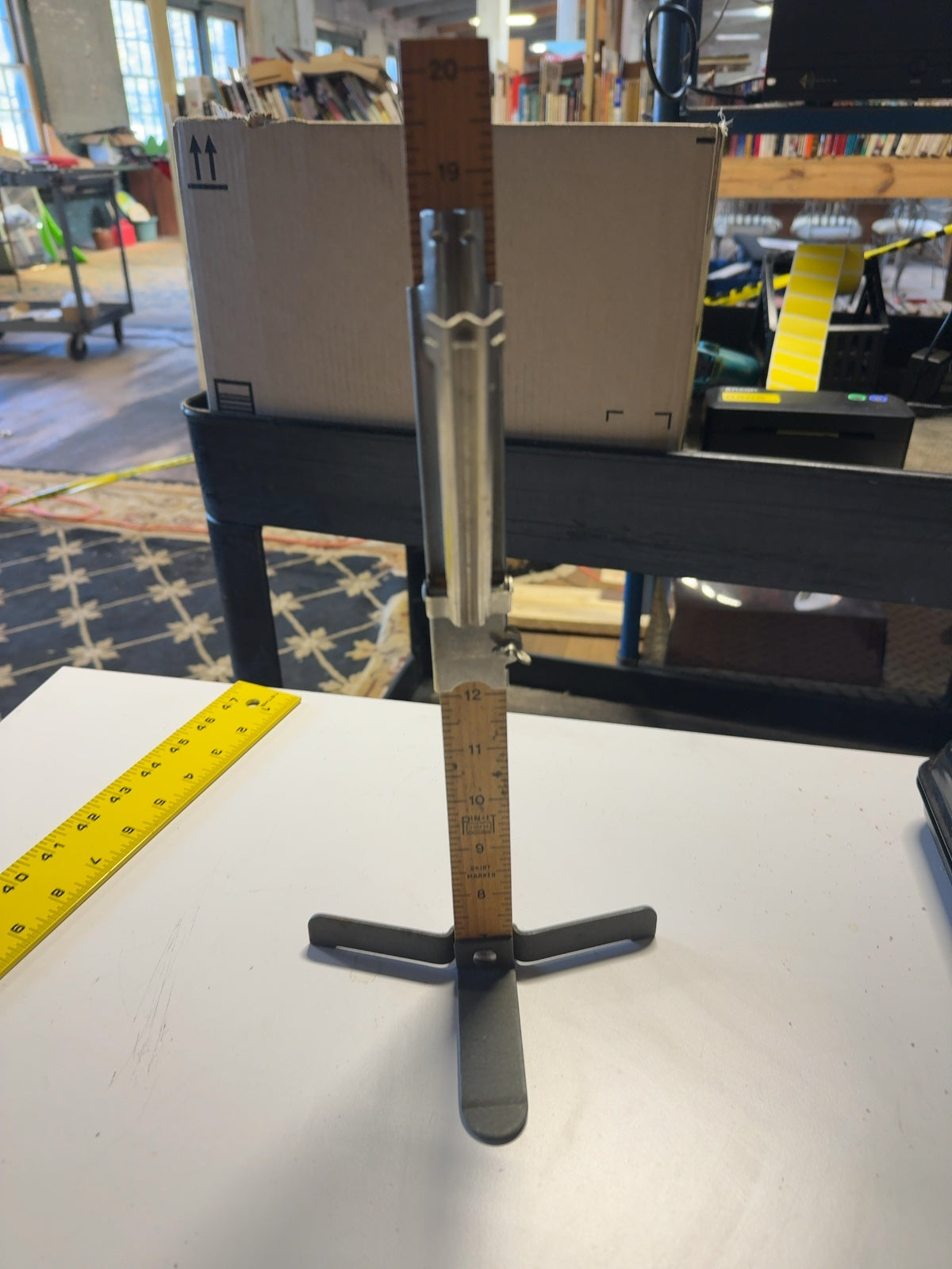 Orco Pin-It Wooden Skirt Marker Hem Gauge with Metal Tripod Base