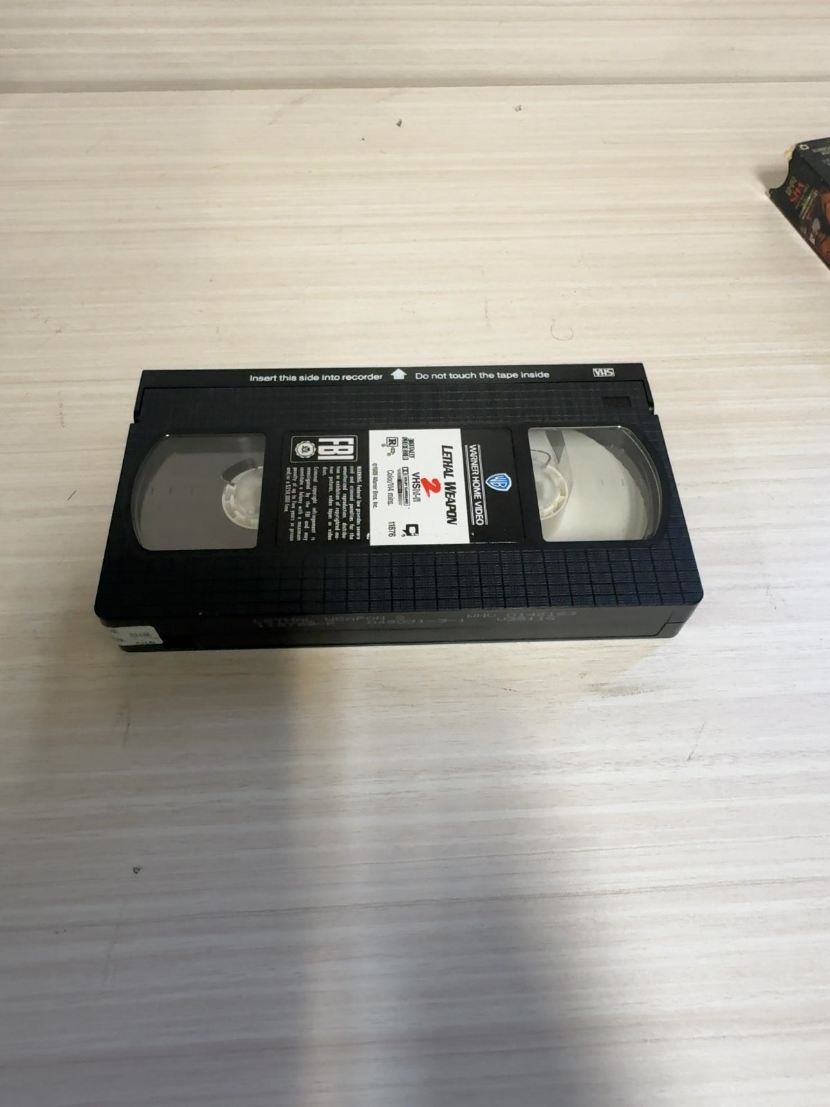 Lethal Weapon 2 (VHS, 1989) Mel Gibson Danny Glover Warner Home Video Acceptable