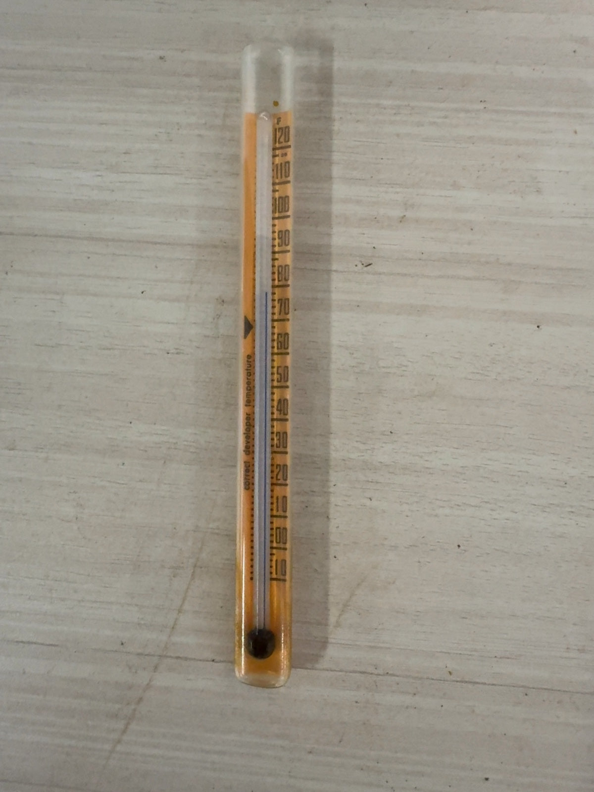 Vintage Kodak Tank & Tray Darkroom Thermometer Original Box Made USA