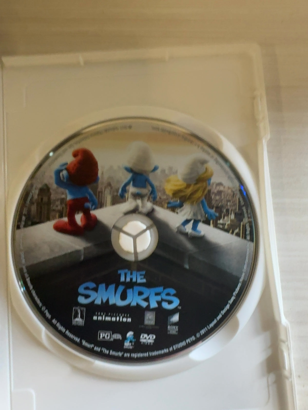 The Smurfs (DVD, 2011) Very Good Neil Patrick Harris Sony Pictures Hank Azaria