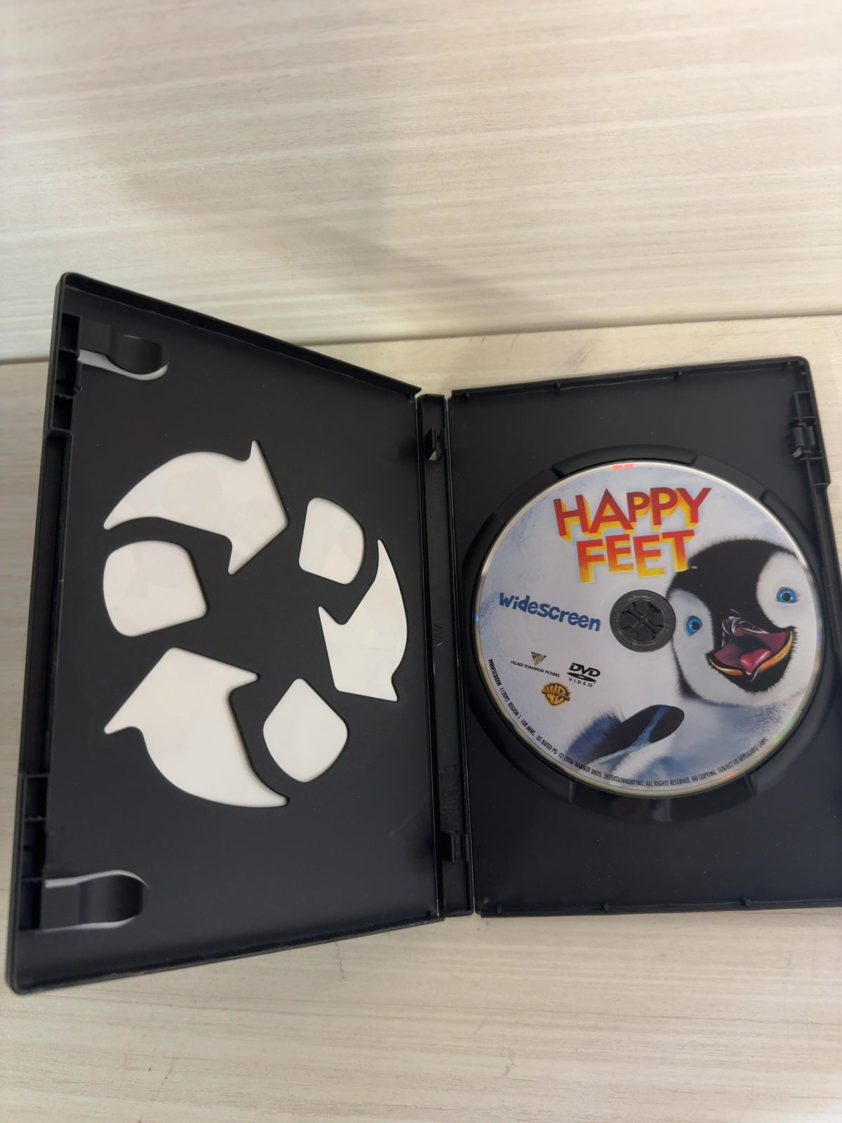 Happy Feet (DVD, 2006) Widescreen Edition Very Good Elijah Wood Warner Bros.