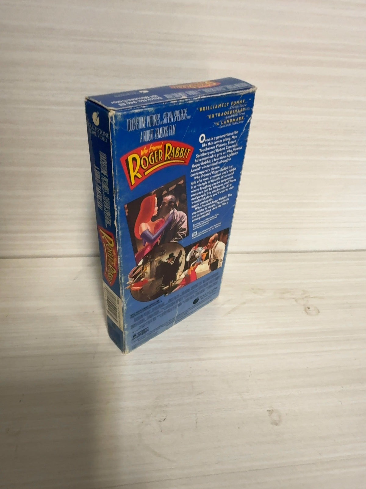 Who Framed Roger Rabbit? (VHS, 1988) Bob Hoskins Touchstone Pictures Acceptable