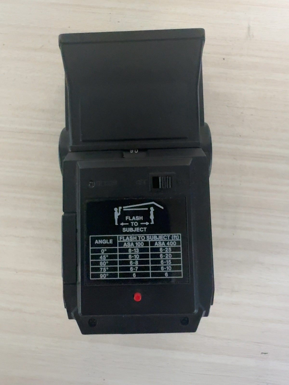 Nishika Twin Light 3010 Shoe Mount Flash for 35mm Film Cameras for Parts/Repair