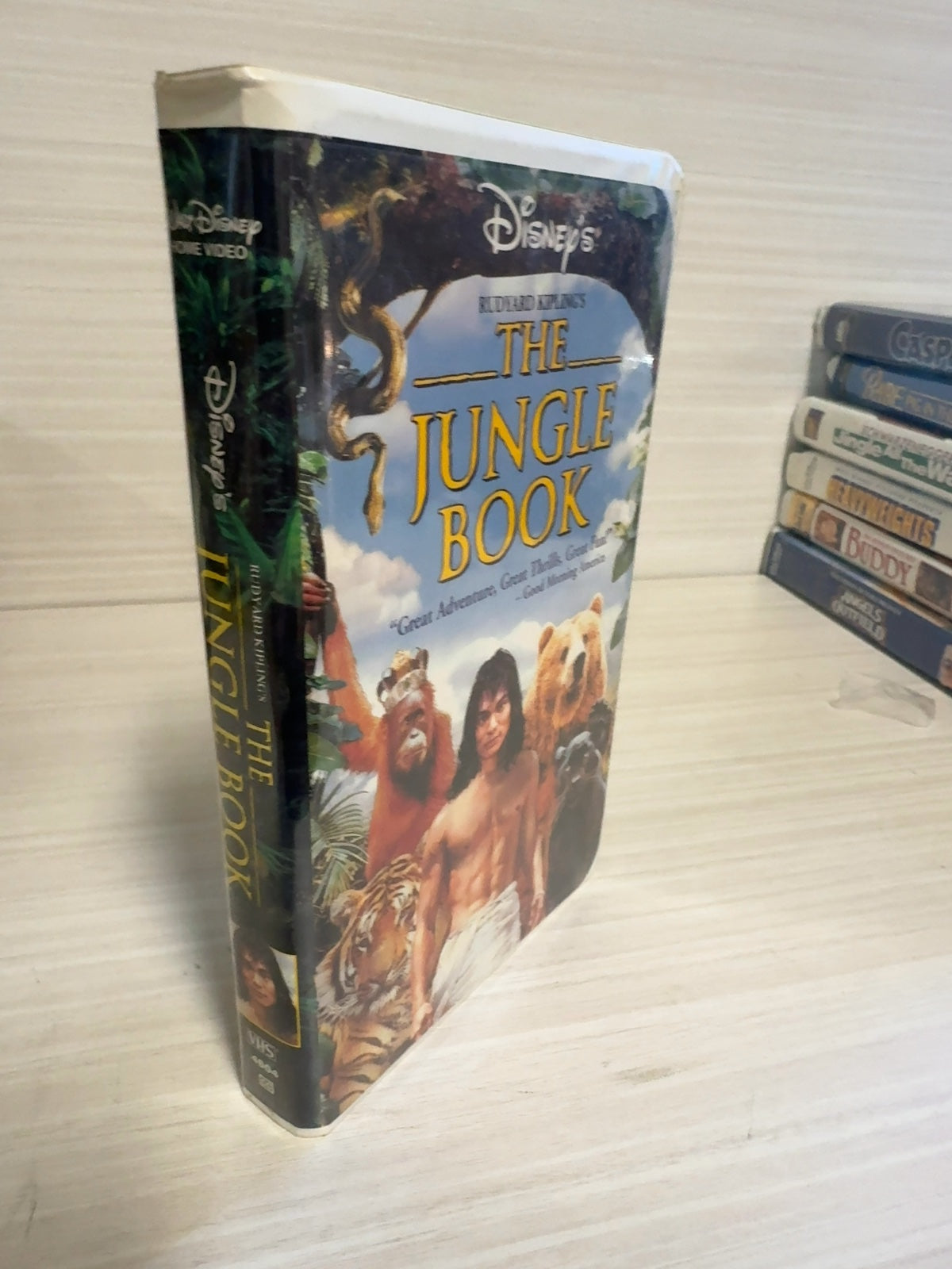 The Jungle Book (VHS, 1994) Jason Scott Lee Walt Disney Home Video Very Good