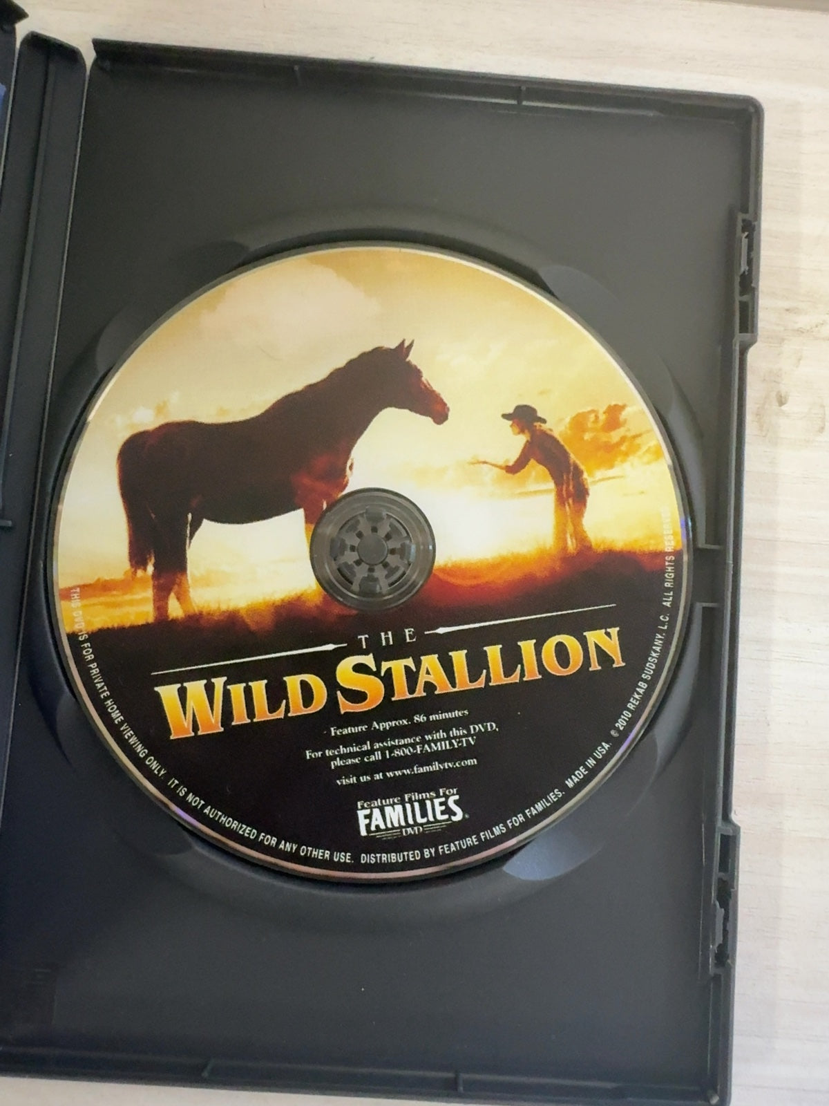 The Wild Stallion (DVD, ) Very Good Danielle Chuchran Feature Films for Families