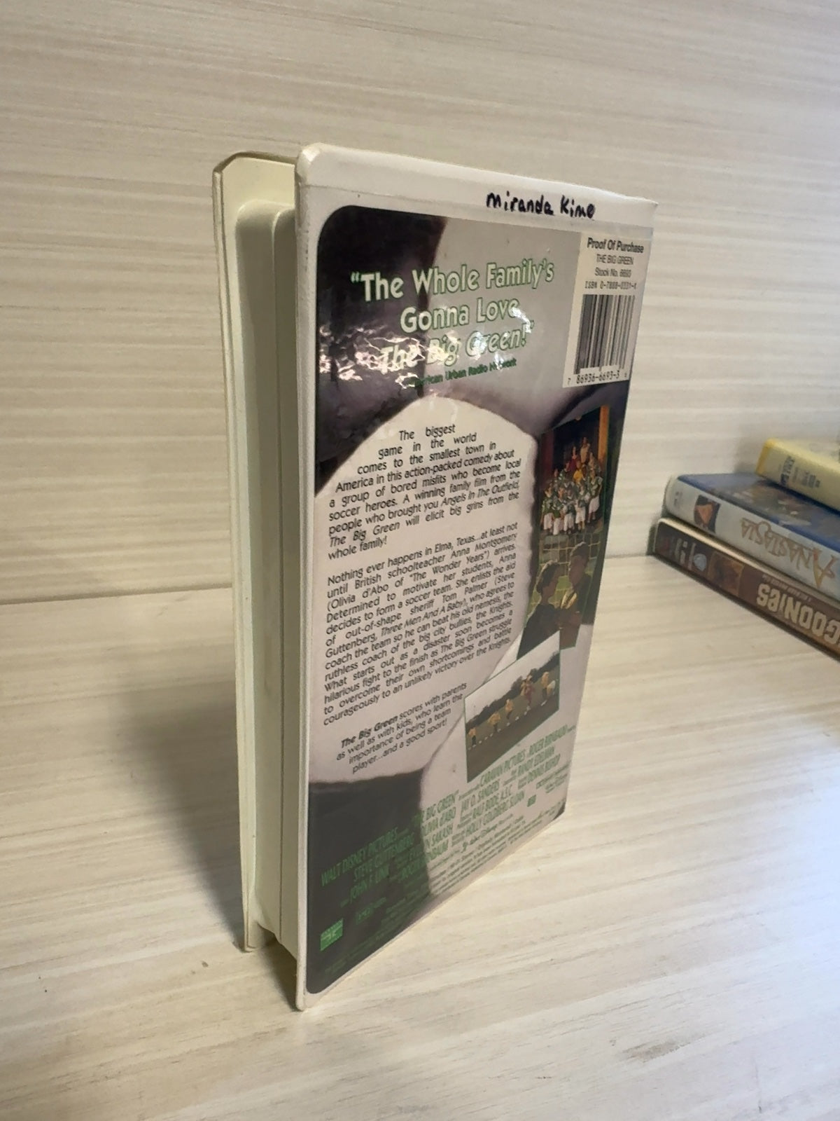 The Big Green (VHS, 1995) Walt Disney Home Video Very Good