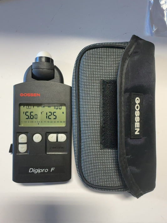 Gossen Digipro F Digital Light Exposure Meter with Case