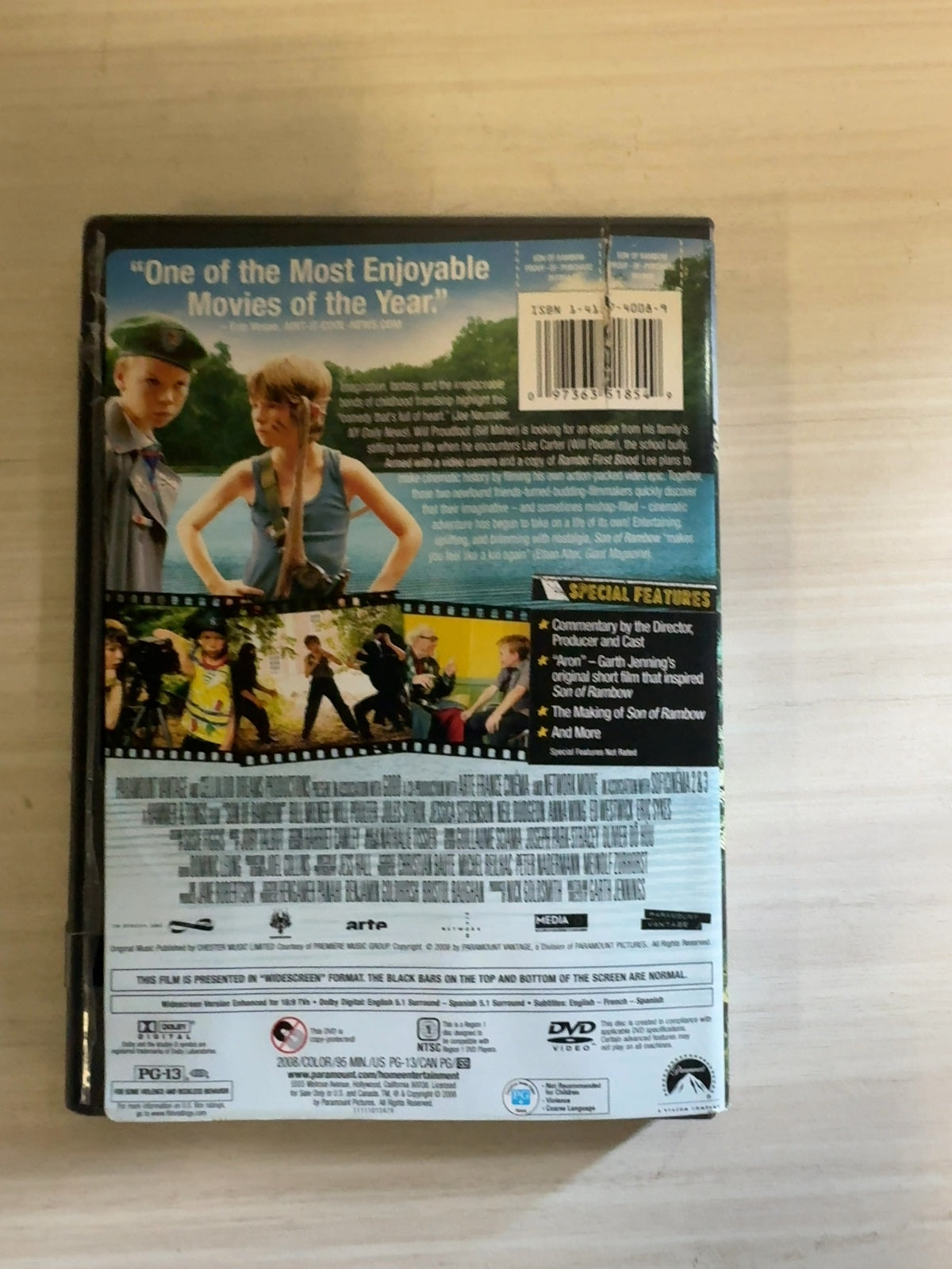 Son of Rambow (DVD, 2009) Very Good Bill Milner Paramount Vantage Will Poulter