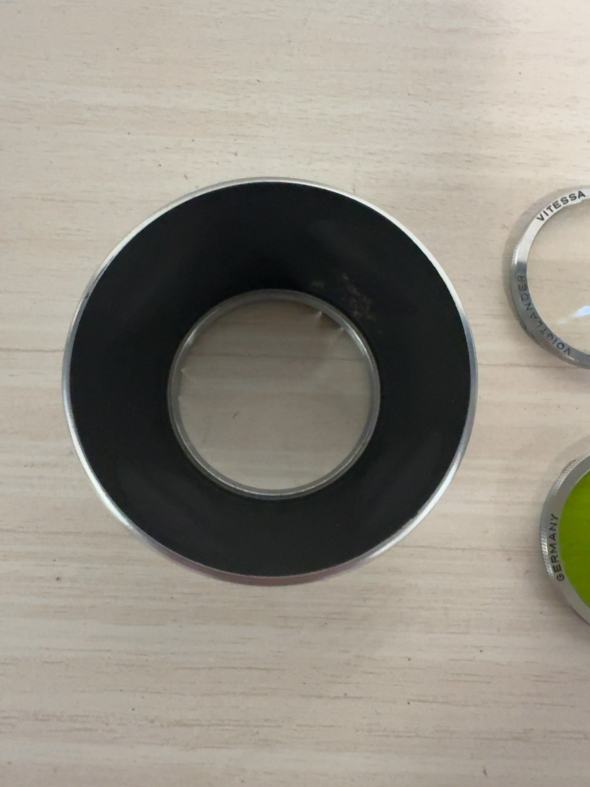Voigtländer Vitessa Camera Filter Set with Lens Hood & Leather Case - Germany