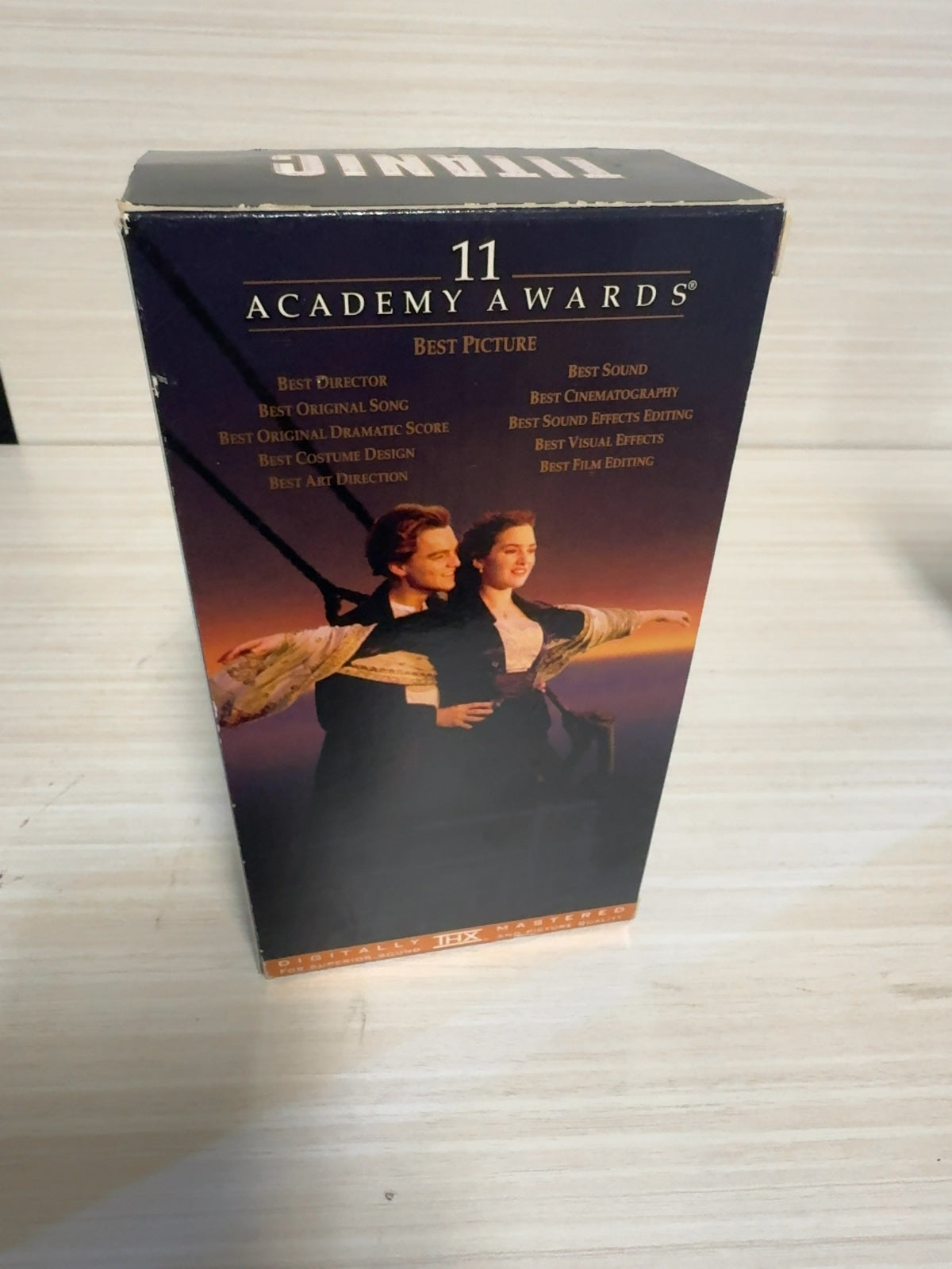 Titanic (VHS, 1998) Leonardo DiCaprio Kate Winslet Paramount Very Good