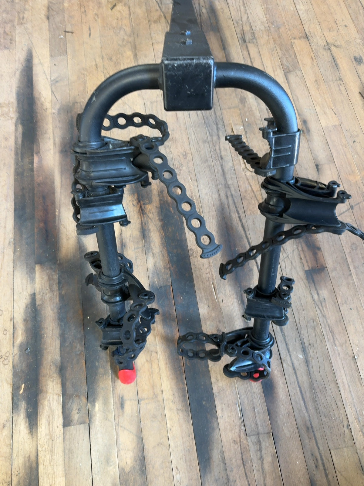 Hitch Mount Bike Rack 4-Bike Carrier with Cradles and Straps