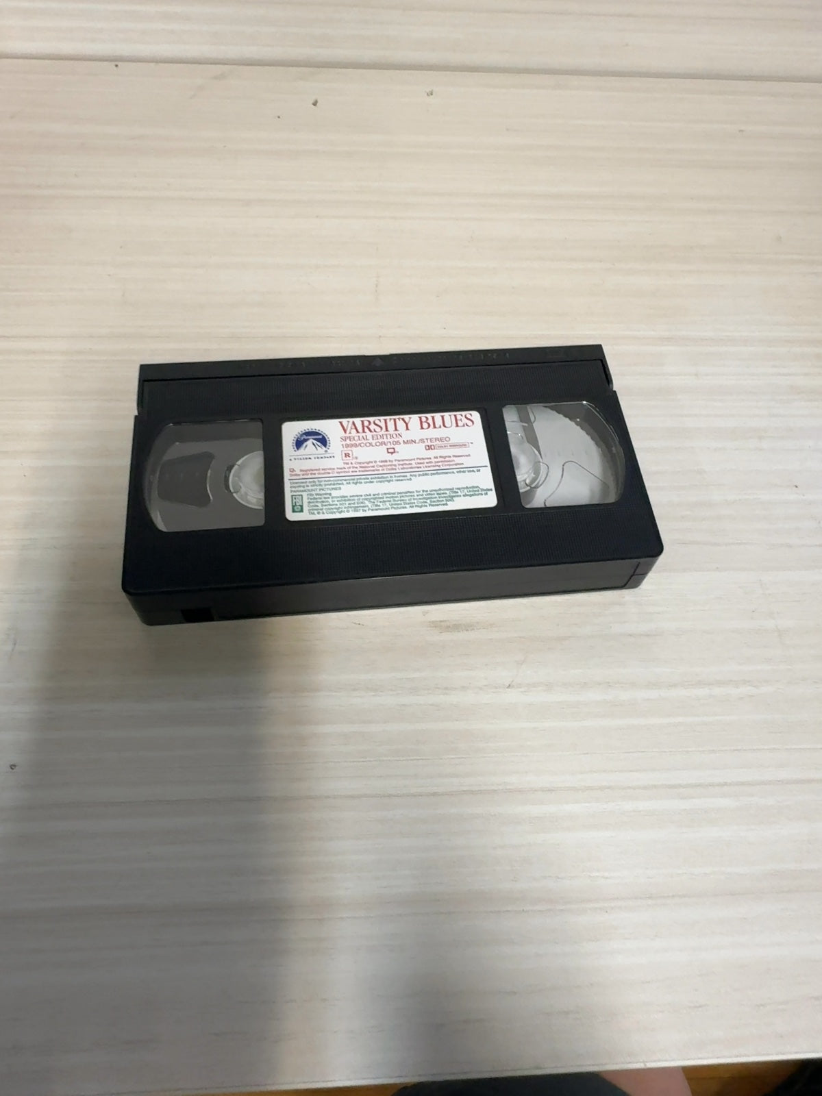 Varsity Blues (VHS, 1999) James Van Der Beek Paramount Pictures Very Good