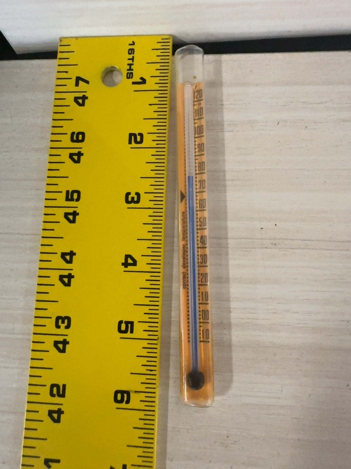 Vintage Kodak Tank & Tray Darkroom Thermometer Original Box Made USA