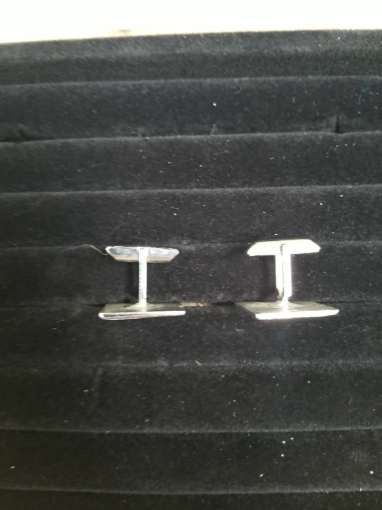 Stunning Vintage Cufflinks Classic Square Design