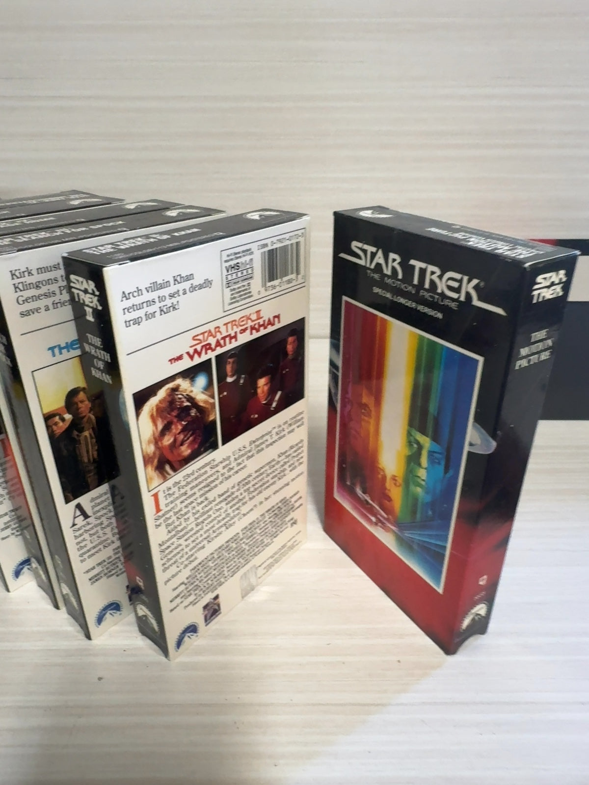 Star Trek The Movie Collection (VHS, 1993) Paramount Acceptable