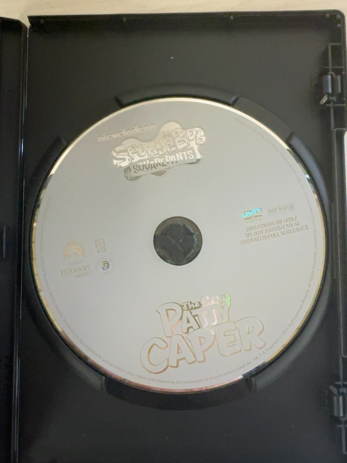 SpongeBob SquarePants: The Great Patty Caper (DVD, 2009) Very Good Paramount