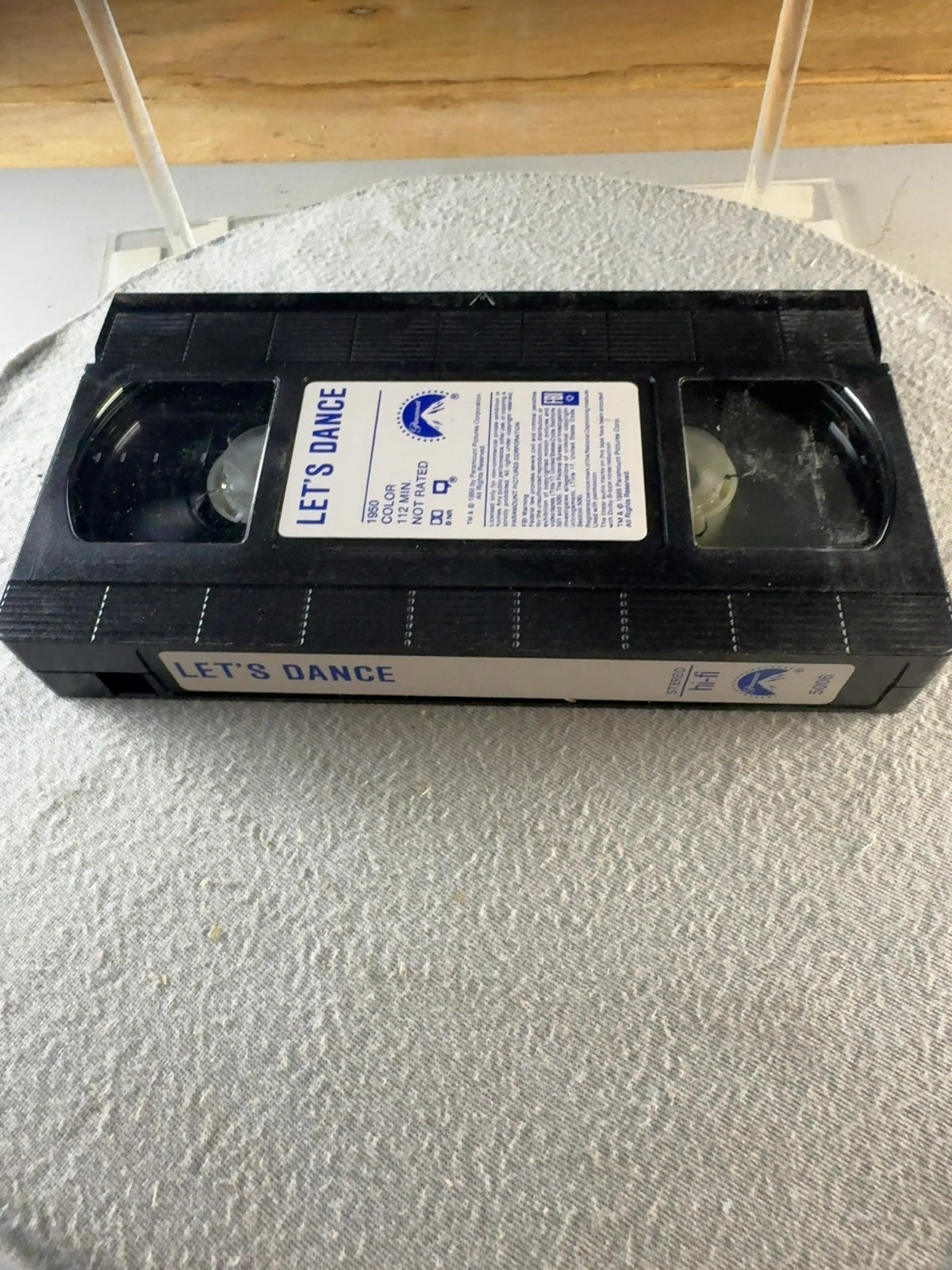 Let's Dance (VHS, 1985) David Bowie Valérie Perrine Paramount Pictures Very Good