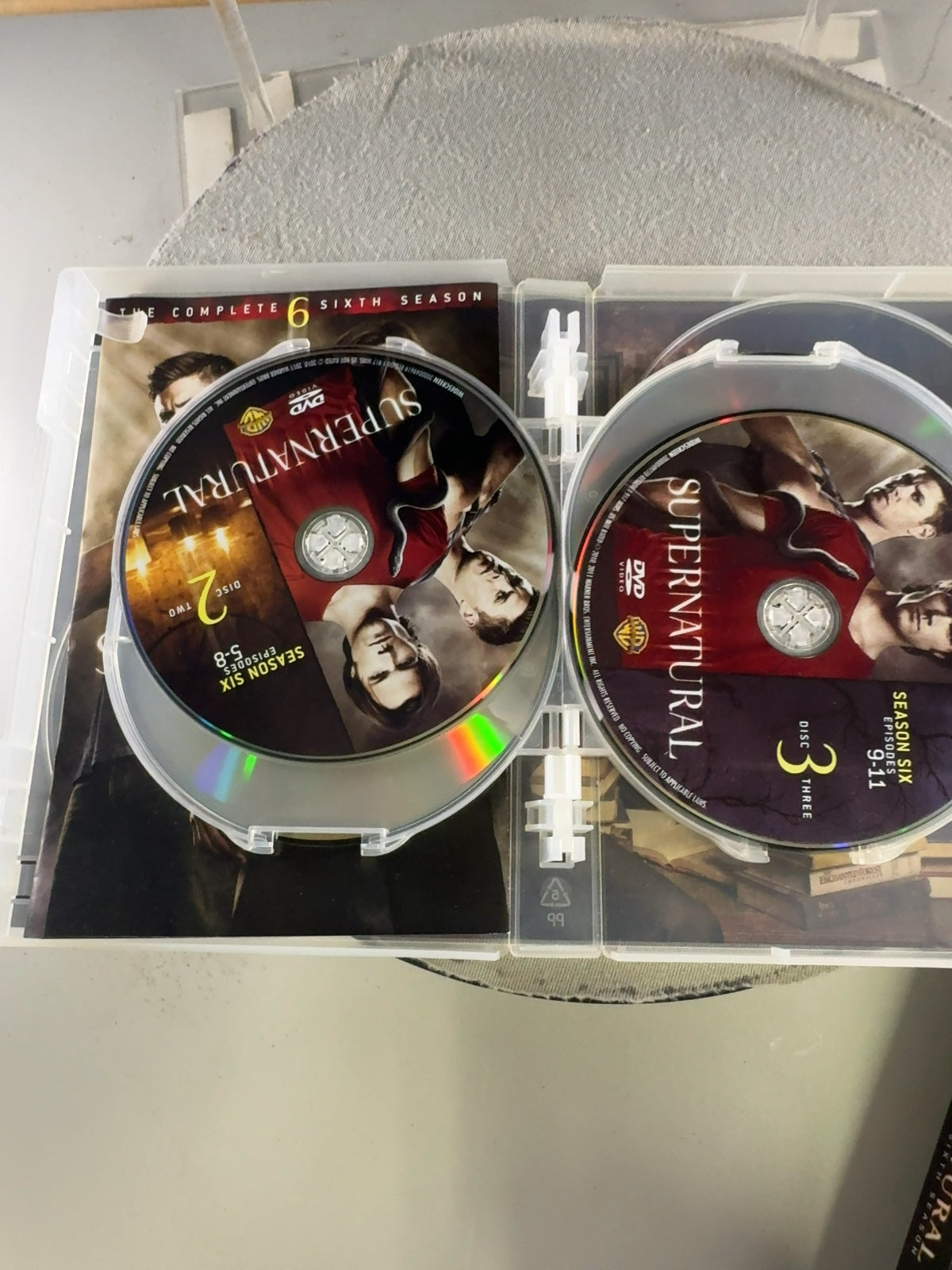 Supernatural (DVD, 2011) Season 6 Very Good Jared Padalecki Warner Bros.