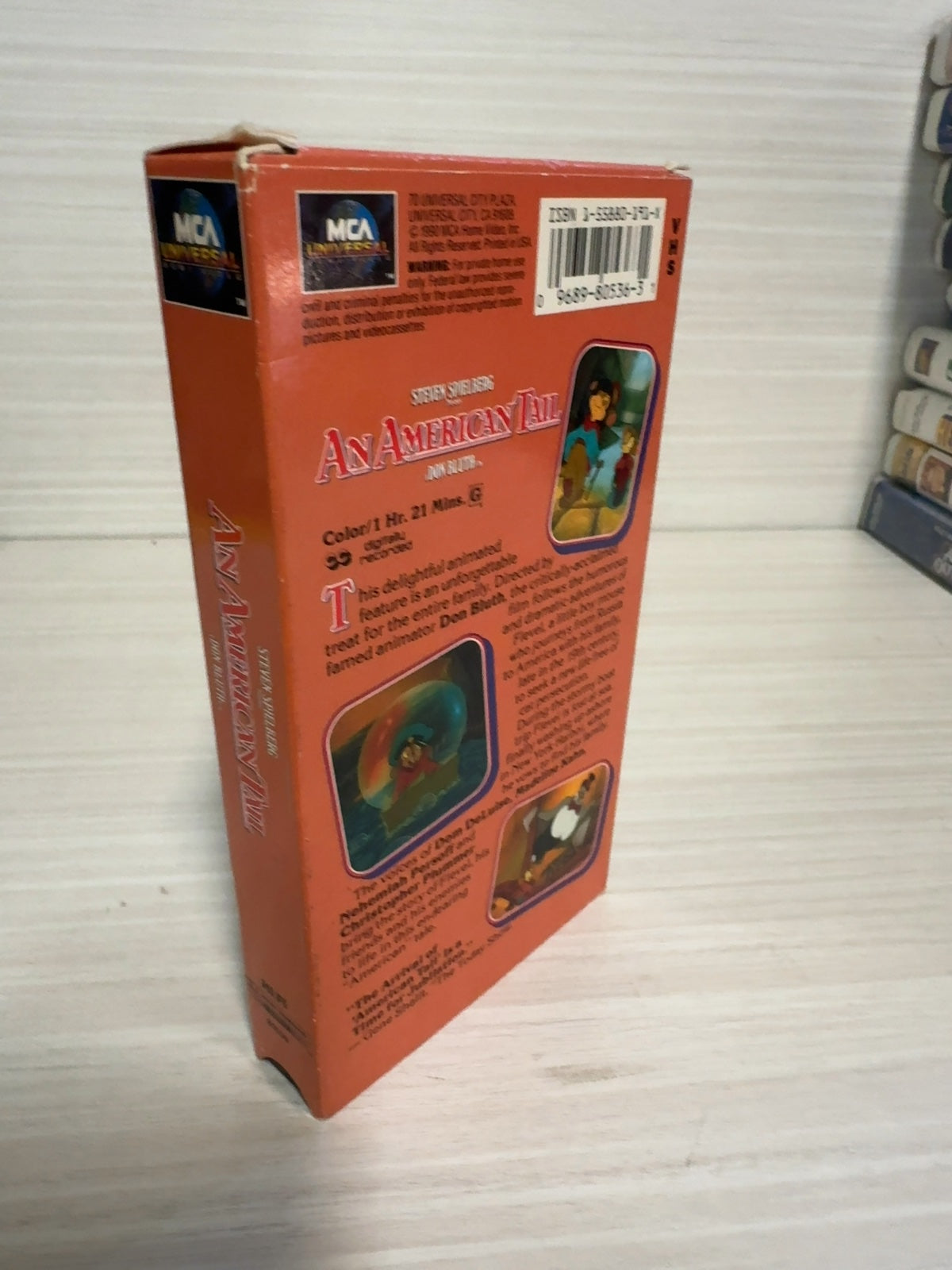 An American Tail (VHS, 1987) MCA Home Video Very Good