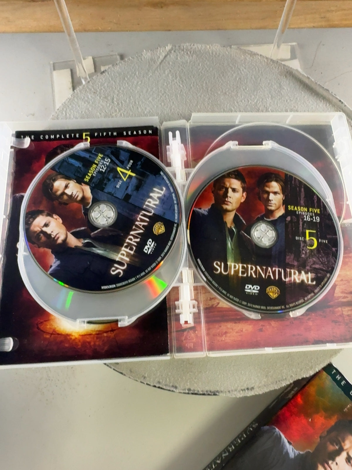 Supernatural (DVD, 2009) Season 5 Very Good Jensen Ackles Warner Bros.
