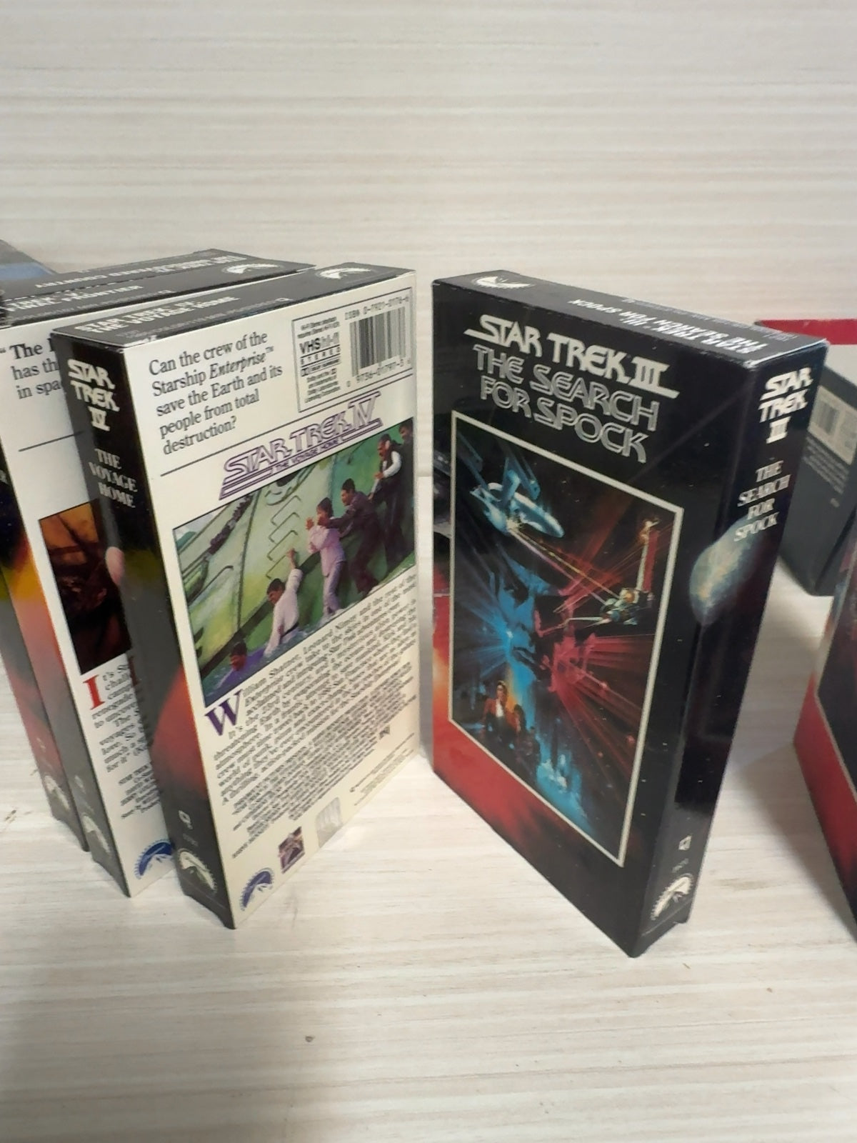 Star Trek The Movie Collection (VHS, 1993) Paramount Acceptable