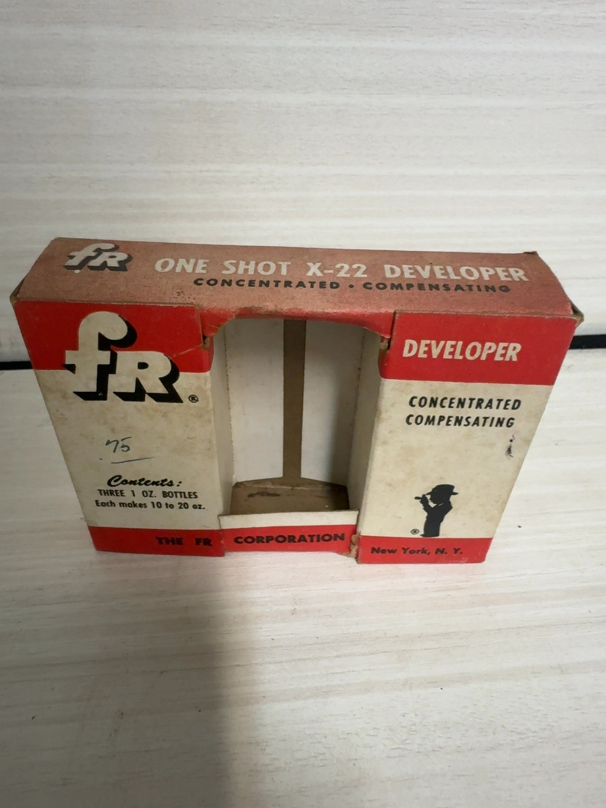 6 - Vintage FR One Shot Instant Fixol for X-22 One Use Developer 3-1 oz. bottles