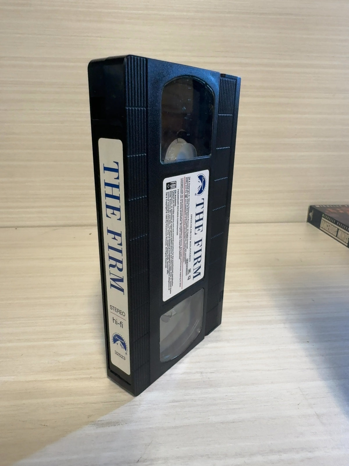 The Firm (VHS, 1993) Tom Cruise Paramount Pictures Very Good