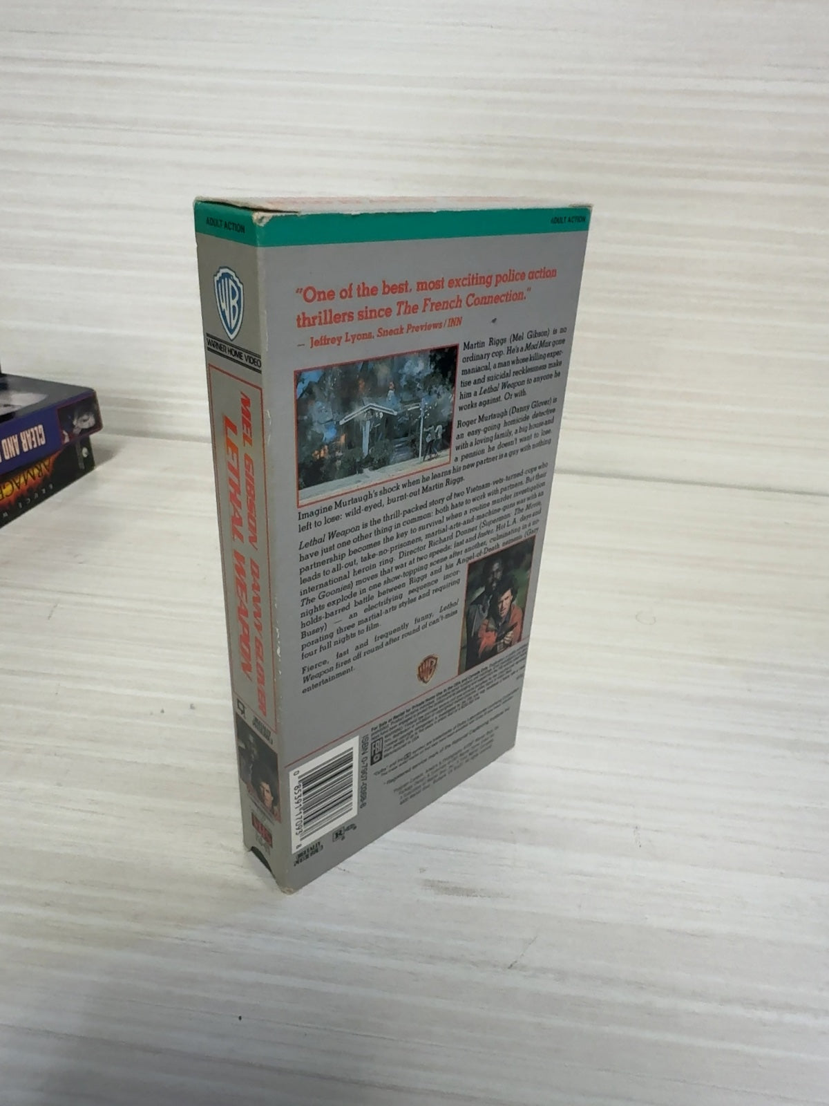 Lethal Weapon (VHS, 1987) Mel Gibson Danny Glover Warner Home Video Very Good