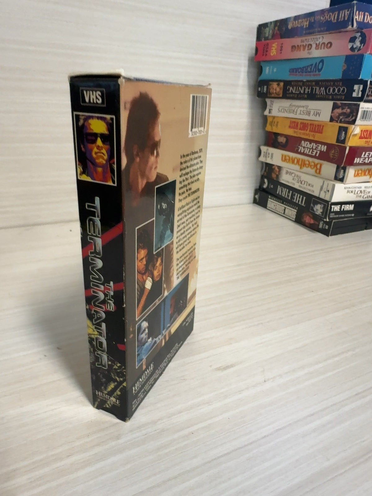 The Terminator (VHS, 1991) Arnold Schwarzenegger Hemdale Very Good