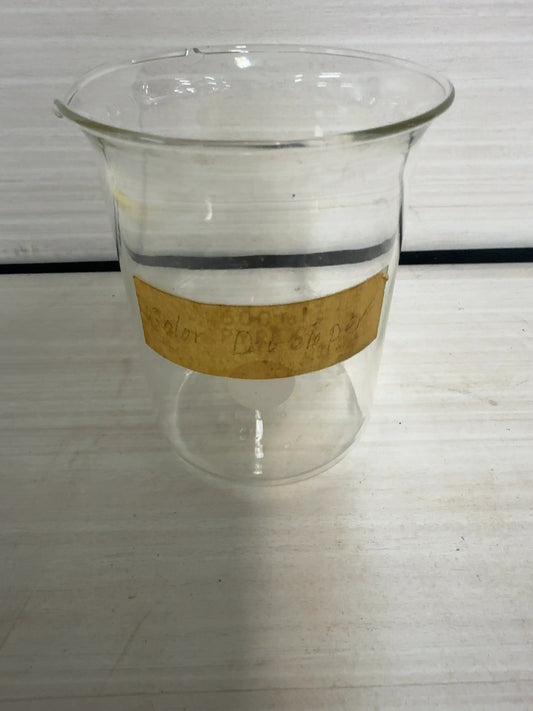 Vintage Pyrex 600ml Glass Beaker Darkroom Color Developer Mixing Beaker