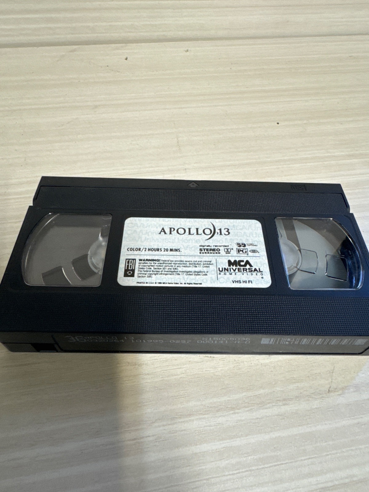 Apollo 13 (VHS, 1995) Tom Hanks Kevin Bacon MCA Universal Home Video Very Good