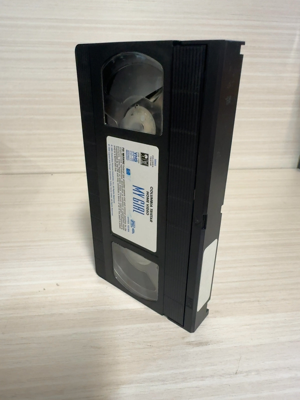 My Girl (VHS, 1991) Macaulay Culkin Anna Chlumsky Columbia Pictures Very Good