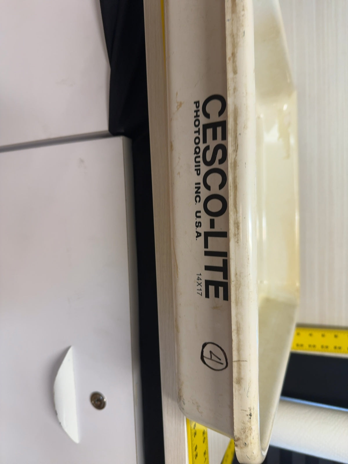 Cesco-Lite 14x17 Darkroom Developing Tray Photoquip White