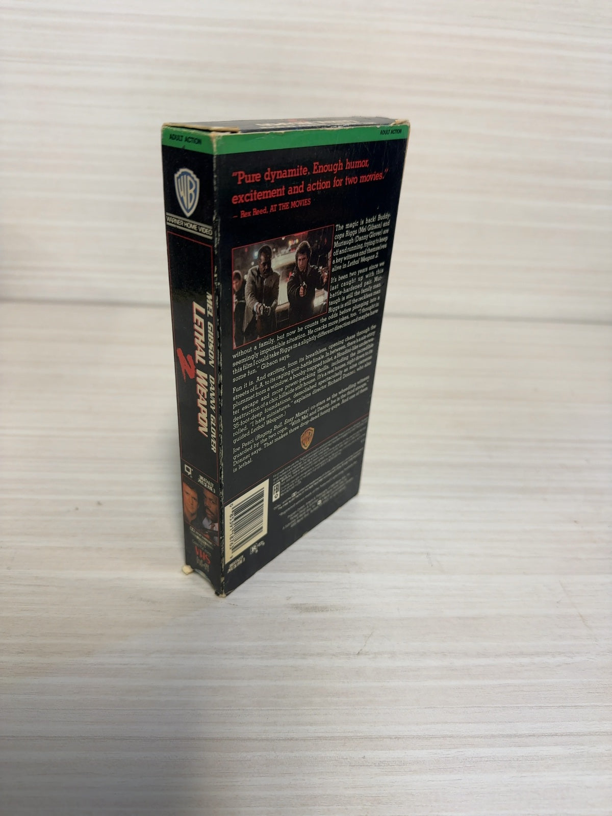Lethal Weapon 2 (VHS, 1989) Mel Gibson Danny Glover Warner Home Video Acceptable