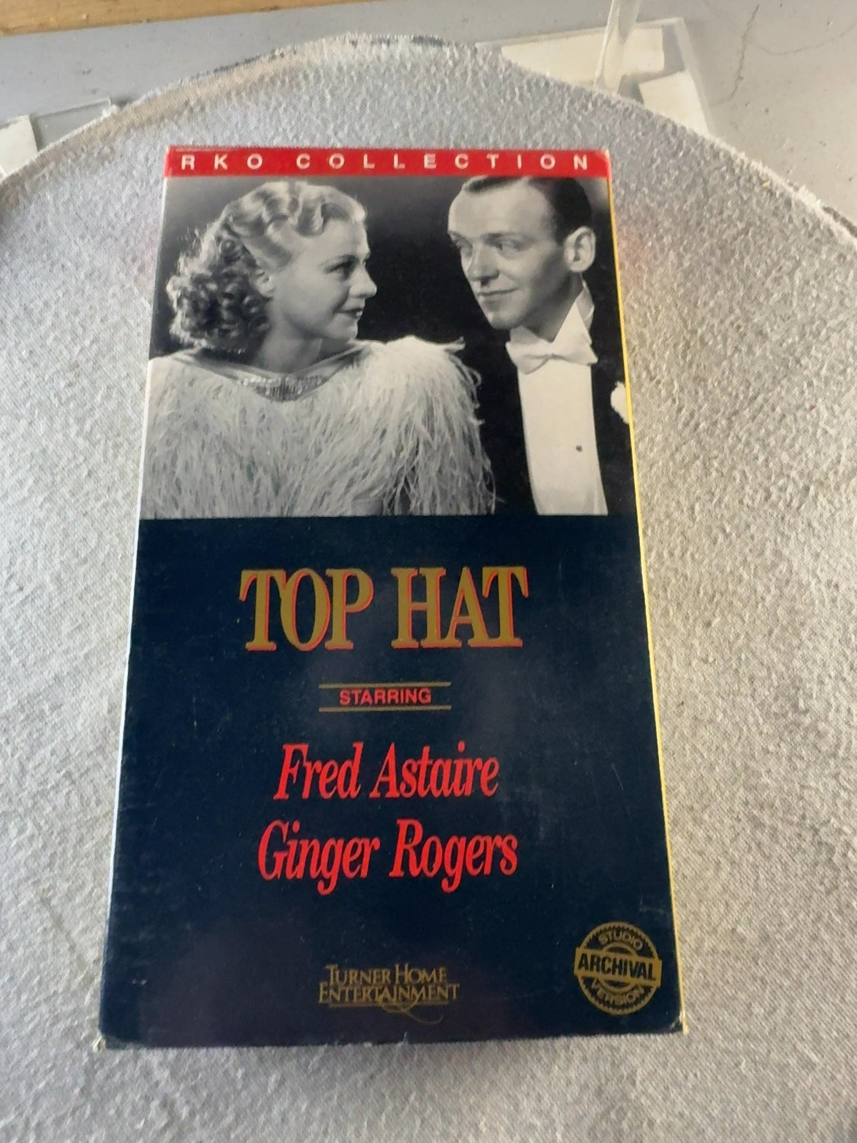 Top Hat (VHS, 1935) Fred Astaire Ginger Rogers RKO Very Good