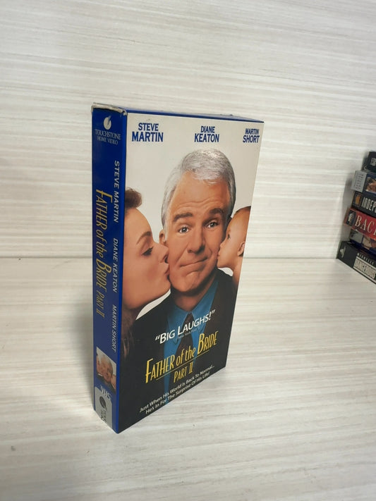 Father of the Bride Part II (VHS, 1995) Steve Martin Diane Keaton Very Good