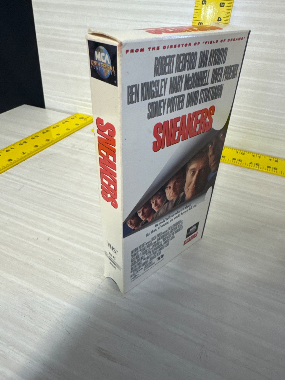 Sneakers (VHS, 1993) Robert Redford Dan Aykroyd MCA Universal Very Good