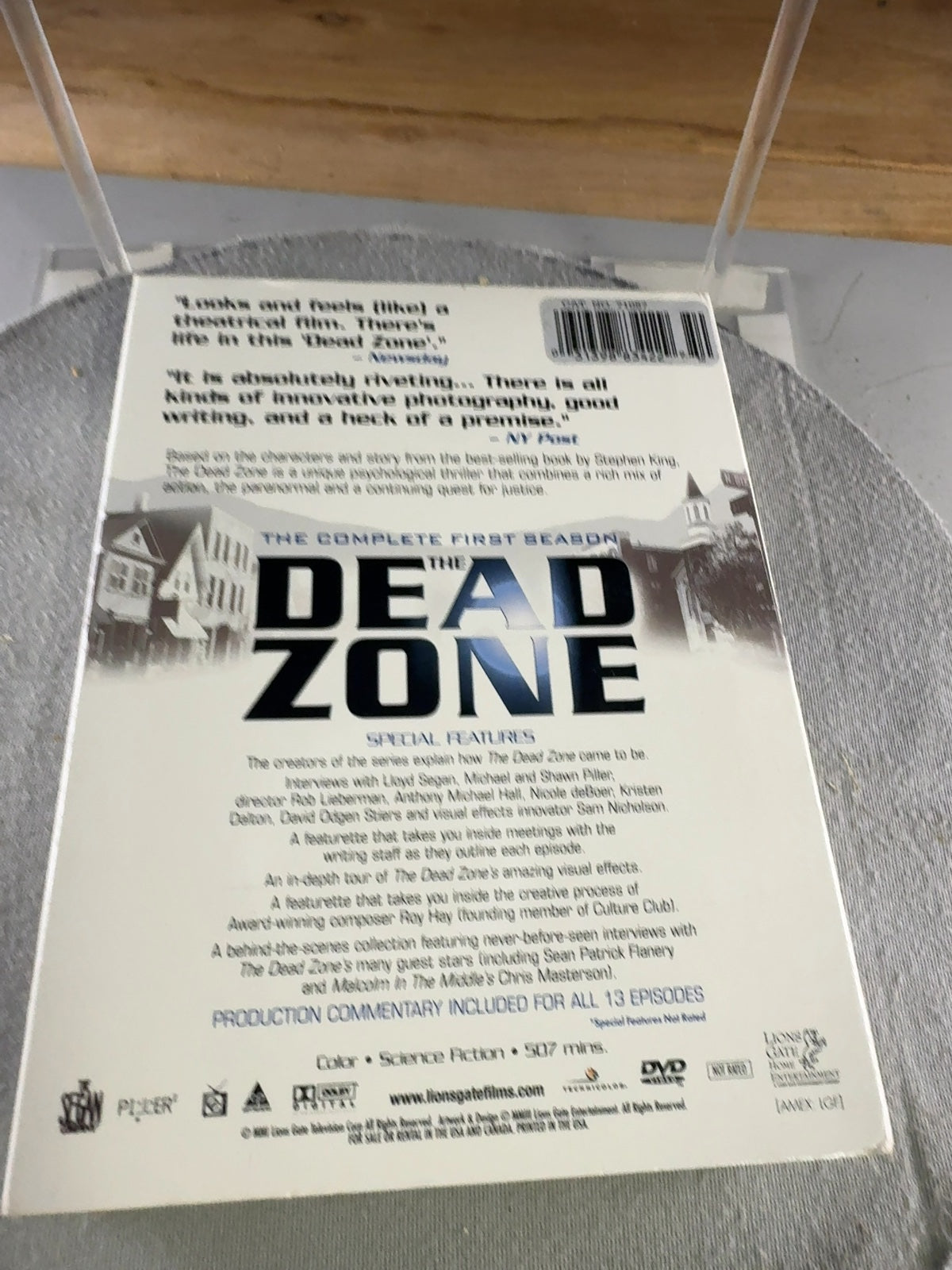The Dead Zone (DVD, 2002) Season 1 Very Good Anthony Michael Hall USA Network