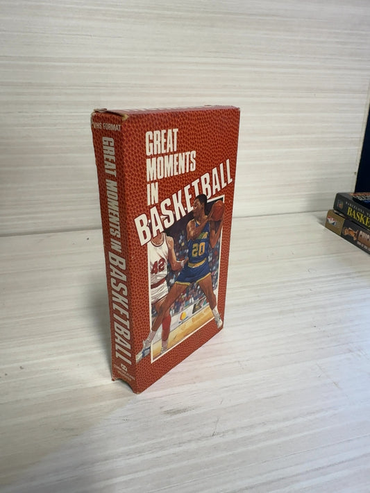 Great Moments in Basketball (VHS, 1989) Communications Diversified Very Good