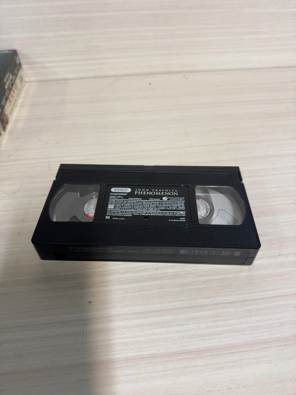 Phenomenon (VHS, 1996) John Travolta Touchstone Home Video Very Good