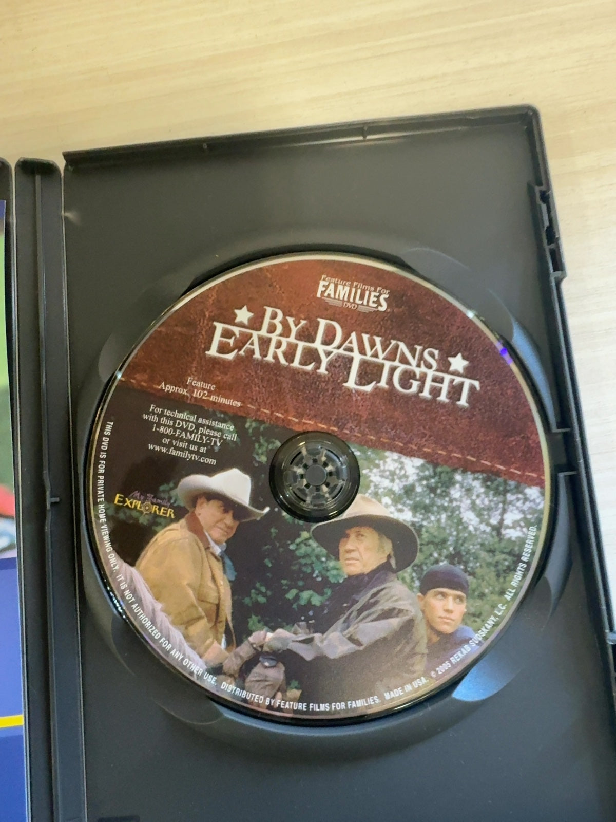 By Dawn's Early Light (DVD, 1990) Very Good Feature Films for Families
