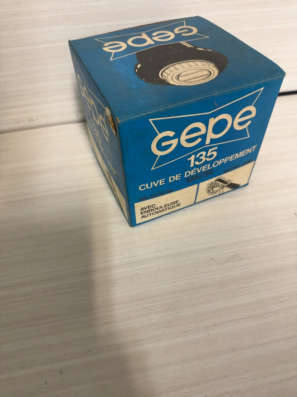 Gepe 135 Film Developing Tank 400cc for 35mm Film with Auto Loading Reel