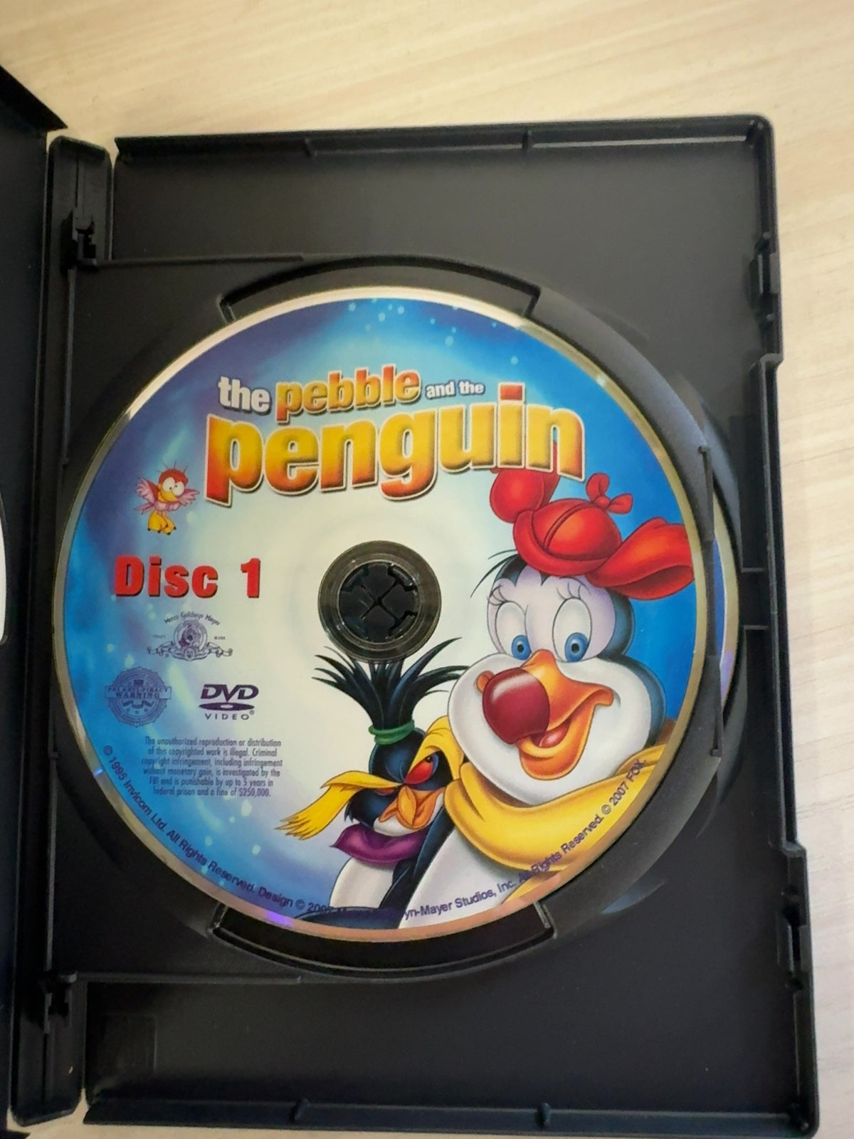 The Pebble and the Penguin (DVD, 1995) Family Fun Edition Very Good Warner Bros.