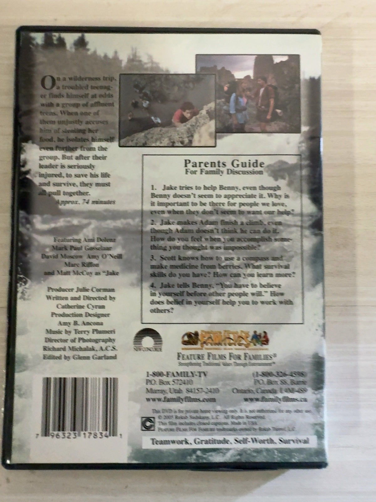 White Wolves: A Cry in the Wild II (DVD, ) Very Good Feature Films for Families
