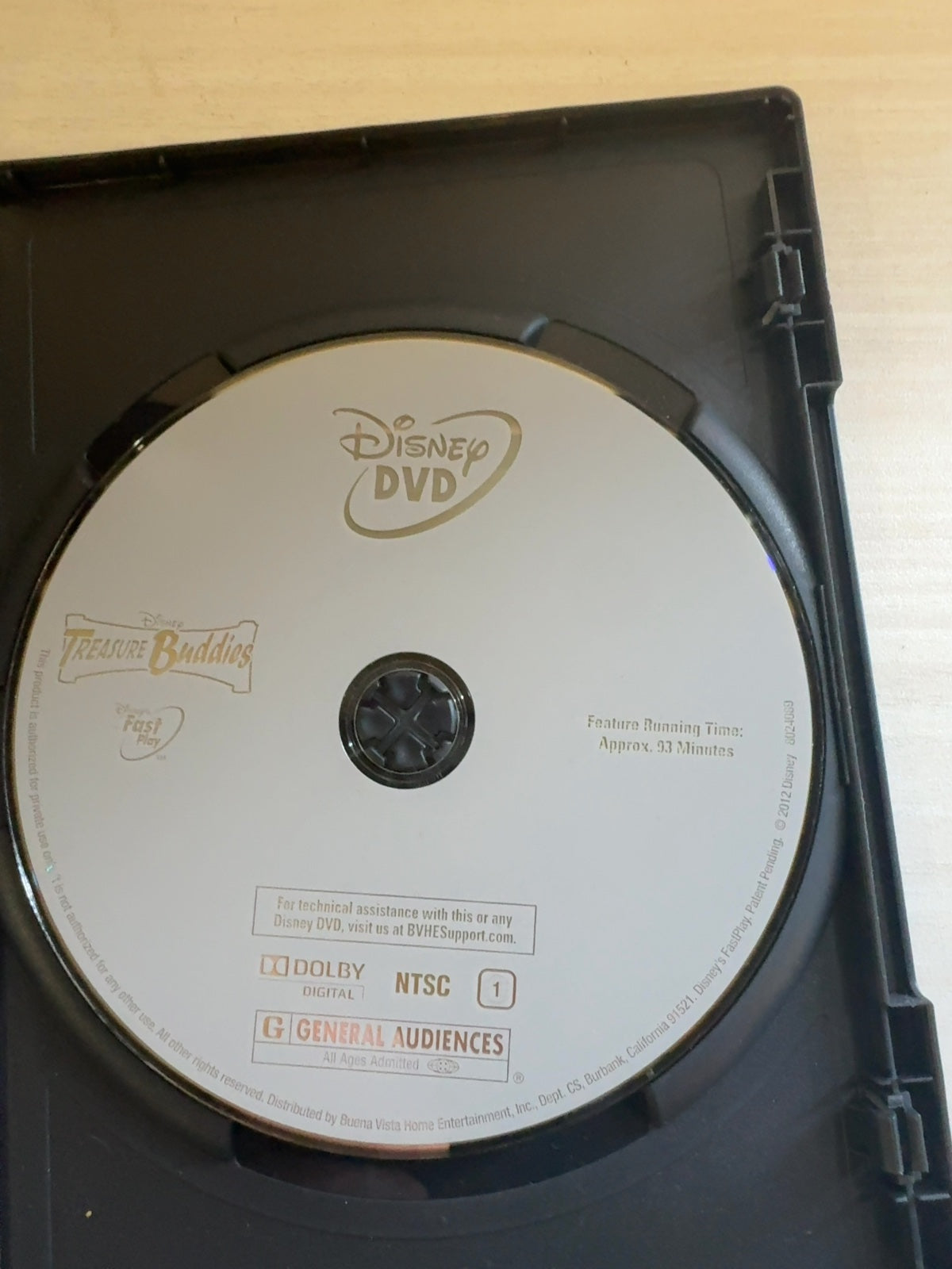 Treasure Buddies (DVD, 2012) Very Good Zeke Falcone Abigail Breslin