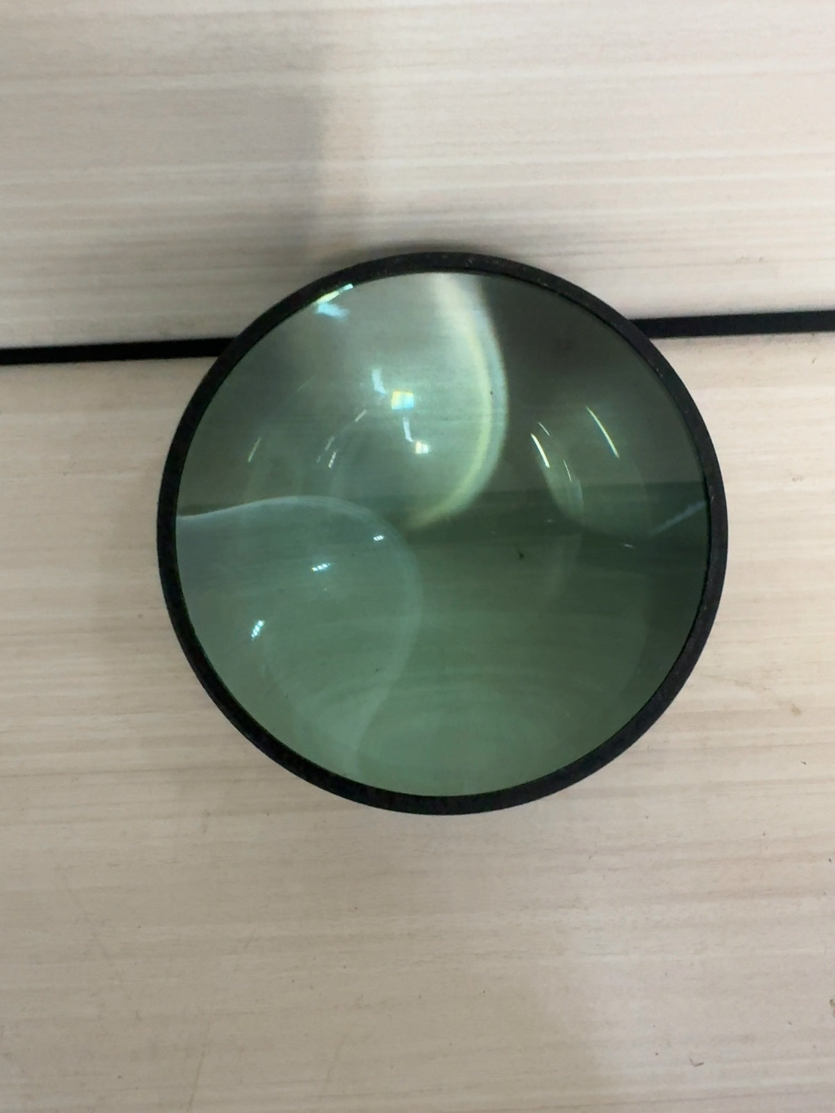 Large Condenser Lens in Black Housing - Optical Glass Element