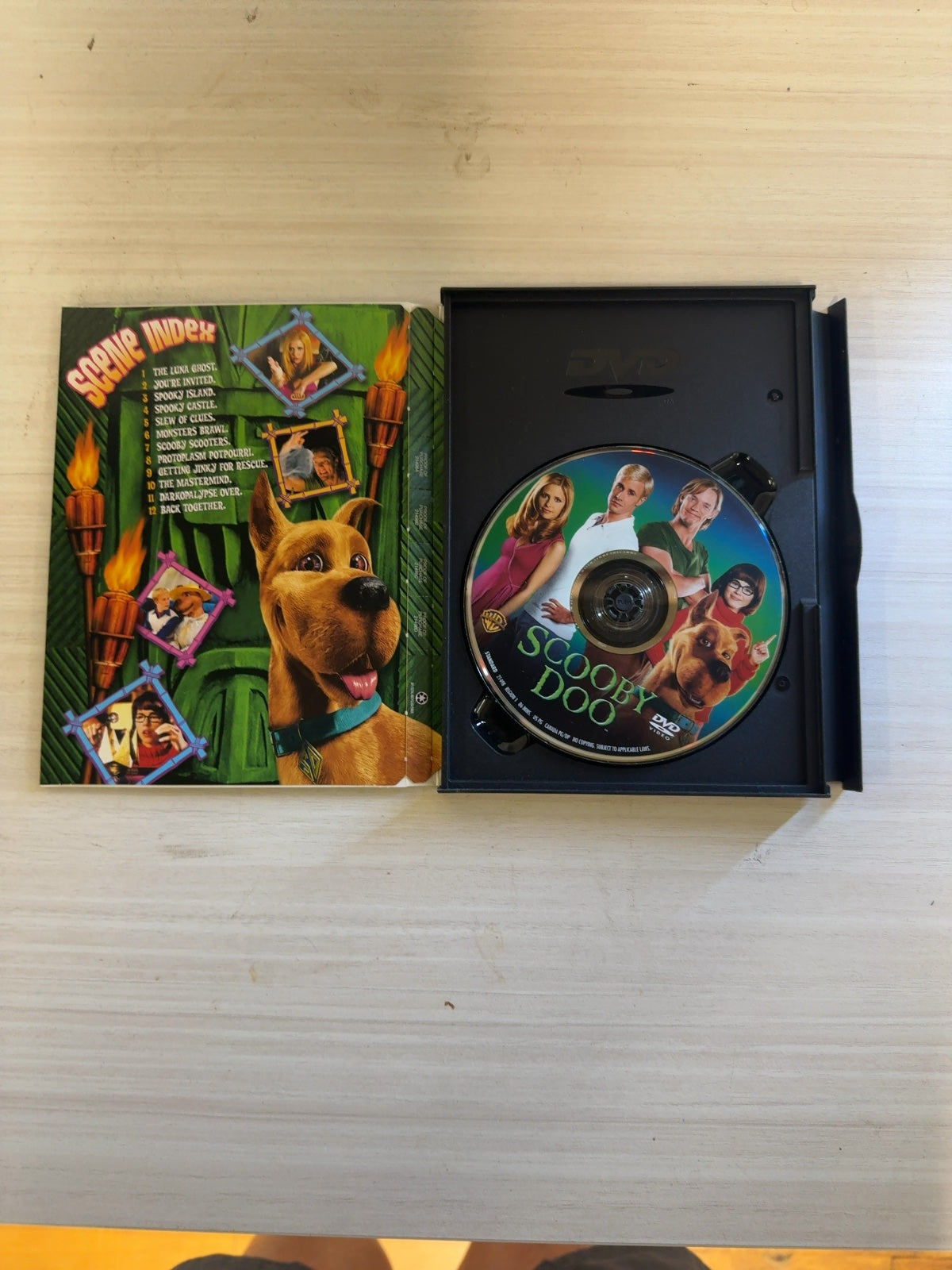 Scooby-Doo (DVD, 2002) Full Screen Edition Very Good Freddie Prinze Jr.